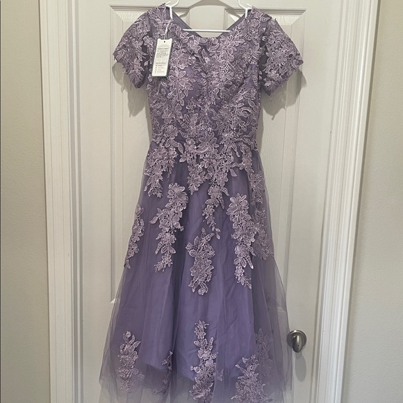CHAUN HENG Dresses & Skirts - Lavender Lace Formal Dress